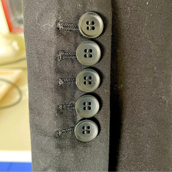 BCBG MaxAzria  Sheer Ruffle Back Cropped Blazer Size XS - Picture 6 of 10